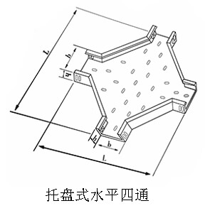 托盤(pán)式水平四通